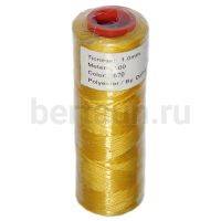 Нитки вощеные №90 d1мм 100м.для ручной прошивки ЖЕЛТЫЙ 670 DAFNA