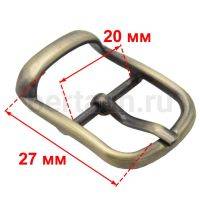 Пряжка  № 32 арт. К 4695 (7438) LT 20 мм антик