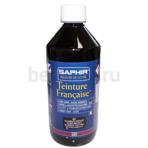 Сапфир № 80    0814 Красит Tenture francaise, фляжка, 500мл 05 темн корич