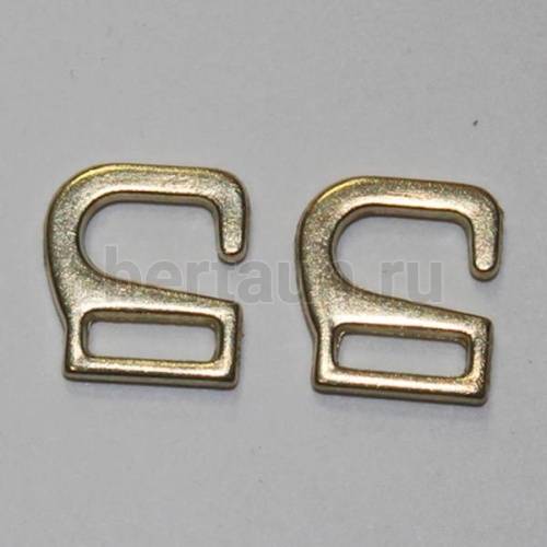 Крючки для босоножек 7,5 мм (для резинки 6 мм) золото
