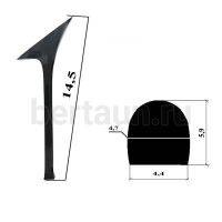 Каблуки № 119 LY 8308 черный лаковый .(высота 14,5см)