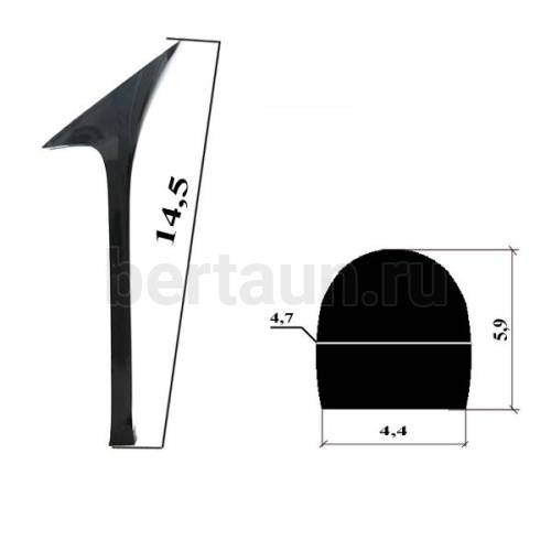 Каблуки № 119 LY 8308 черный лаковый .(высота 14,5см)