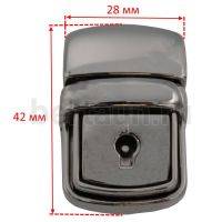 Замок портфельный №129 C148 BERT/ А 0605 LT никель