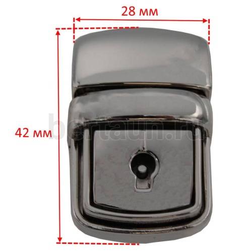 Замок портфельный №129 C148 BERT/ А 0605 LT никель