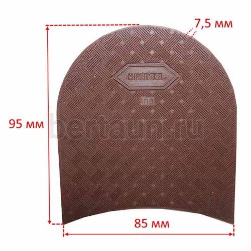 Набойка №  69  INA  (SPIDER)  набойка № 3 коричневая (160)