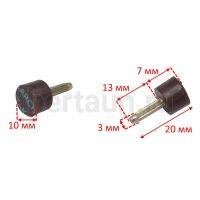 ARCHITAK  набойки №16 (круглые) №10 коричневые