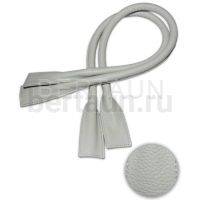 Ручки сумочные готовые 65см № 14 полиурет. свет. серый мат