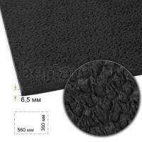 Пластина набоечная № 42 DUMOUT "crepe" 560*360*6.5 мм черный