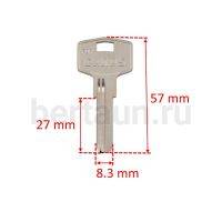 Заг.для ключ. AP 1D CANAS (верт)  (вертик)№ 525