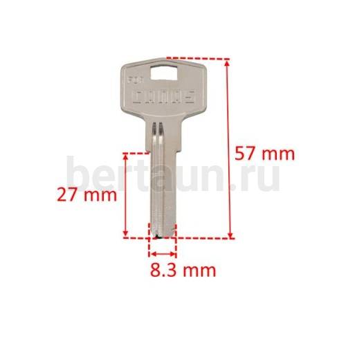 Заг.для ключ. AP 1D CANAS (верт)  (вертик)№ 525