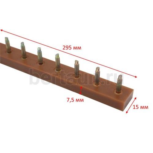 Полоса - штырь № 8  BASF № 1 (10 пар) светло-коричневая