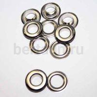 Блочка и  люверс  №62 D 9 мм  (1000 шт/уп) никель