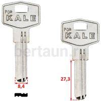 Заг.для ключ. KALE NO.58C (КУЗЯ)_ KAE1_KAL3_KLE1_KAL1 Kale верт.№261