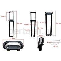 Ручка телескоп. д/чемодана №131  FSD РС3207*28"