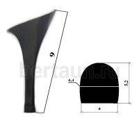 Каблуки №  32 LY 6440 черный матов.(высота 9,0 см)