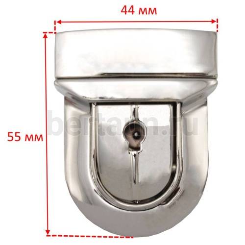 Замок портфельный №121 С286Z  GFM/ С621 BERT  никель