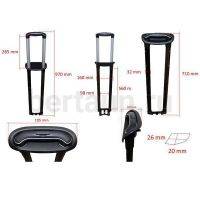 Ручка телескоп. д/чемодана №113  FSD РС6010 28"