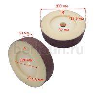 Инстр. №140   Барабан пластик на станок BERT 200*50*32