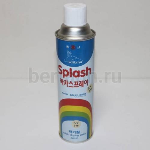 Краска № 17 аэрозоль "LUCKY" 400 мл № 346 (беж) splash