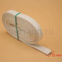 Ручки сумочные ПЛОСКИЕ № 36 1,5см*2м светл. беж мат