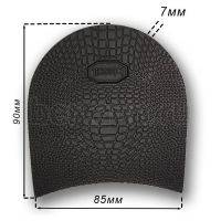 Набойка № 22  BISSELL 61 черепашка 7 мм женская черный ALL BLACK (2)