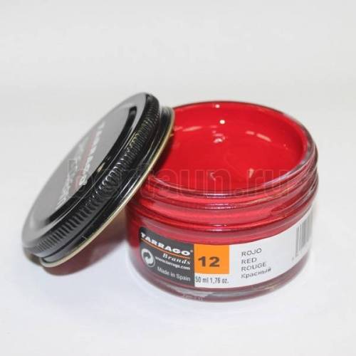 Тарраго №169    (TCT31) 012 Крем SHOE cream СТЕКЛО 50мл красный