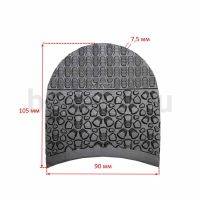 Набойка №   4   VIBRAM 5341 (030) раптор черный (зима)