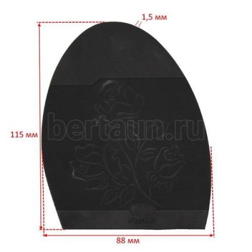 Профилактика №   1014   ПРИБАЛТИКА  01R  черная с цветами