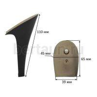 Каблуки №  91 LY 9146 черный матовый (высота 11 см)