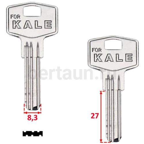 Заг.для ключ. KAE4/KLE4/KAL4 3 паза верт. № 286 