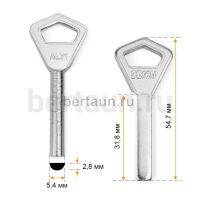 Заг.для ключ. ABL1_AB1_AY30/AY1_S11ABY_Abloy короткий  №574