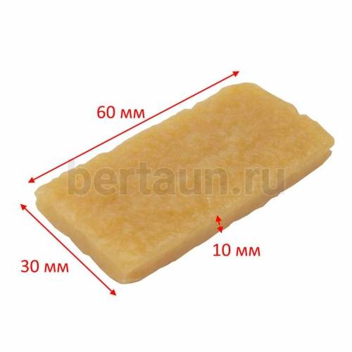 Инстр. № 72 Ластик для удаления остатков клея 60x30x10 мм