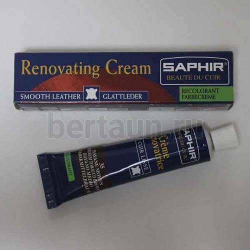 Сапфир №123     ЖИДКАЯ КОЖА -35 - корич.табачный (25 мл)