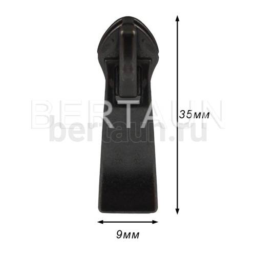 Замок-бегунок № 53 спираль Т7 A-04-PREMIUM т.никель