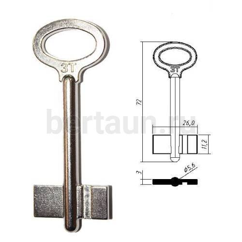 Заг.для ключ. ЗТ-1   DV0561  №443 