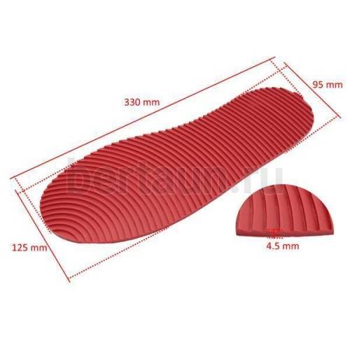 Подошва №  6 PAN 285 профилактика 4,5 мм красная