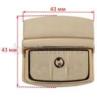 Замок портфельный №169 С072-1 BERT красное золото 