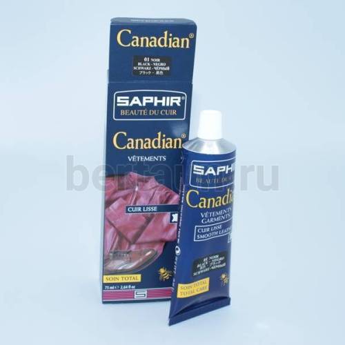 Сапфир №214  (sphr0043) Крем тюбик CANADIAN 75 мл черный