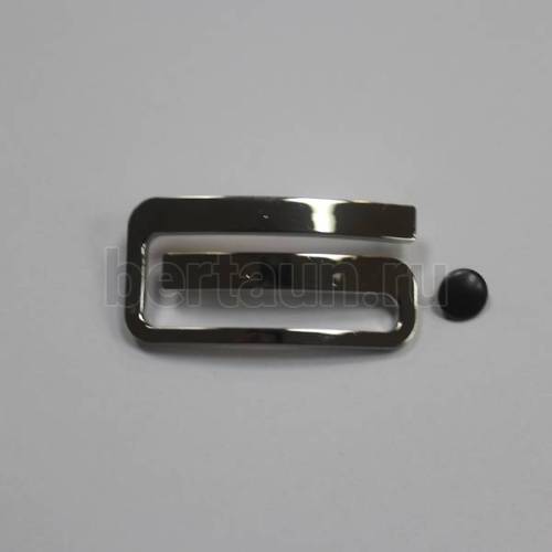 Фурнитура №10 Украшение 19*39 мм никель "Б"