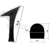 Каблуки №   5 LY 2109 черный лаков.(высота 9,5 см)