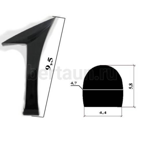 Каблуки №   5 LY 2109 черный лаков.(высота 9,5 см)