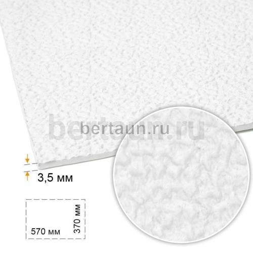 Лист профилактика №136 DUMOUT crepe 570*370*3,5 мм белый