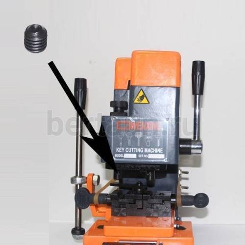 Запчасть №62 винт для крепления фрезы/копира для вертикальных станков WENXING 398АС/399AC