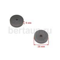 Набойка метал. № 36   стальные 6мм №16 круглые d 16