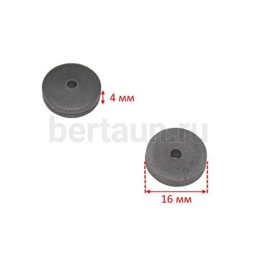 Набойка метал. № 36   стальные 6мм №16 круглые d 16