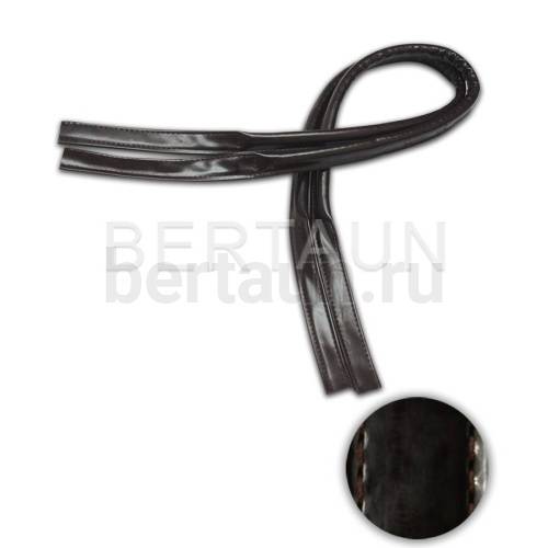 Ручки сумочные 75 см крепл.УЗКОЕ № 29 полиурет. тем.корич ЛАК