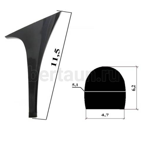 Каблуки №  47 LY 8212 черный лаковый  (высота 11 см)