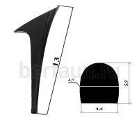 Каблуки № 122 LY 9078 черный матовый (высота 13 см)