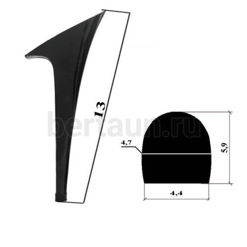 Каблуки № 122 LY 9078 черный матовый (высота 13 см)