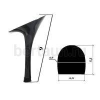 Каблуки №  75 LY 6390 черный лаковый.(высота 9 см)